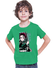 Детска Тениска Demon Slayer Kimetsu No Yaiba Tanjiro Kamado Sword