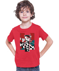 Детска Тениска Demon Slayer Kimetsu No Yaiba Tanjiro Fighting