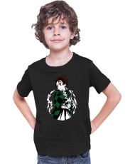 Детска Тениска Demon Slayer Kimetsu No Yaiba Tanjiro Water Form