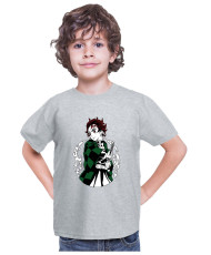 Детска Тениска Demon Slayer Kimetsu No Yaiba Tanjiro Water Form