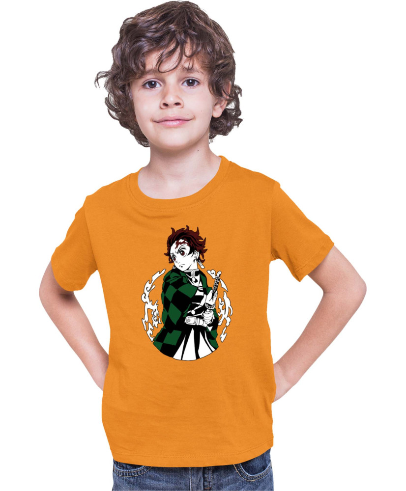 Детска Тениска Demon Slayer Kimetsu No Yaiba Tanjiro Water Form