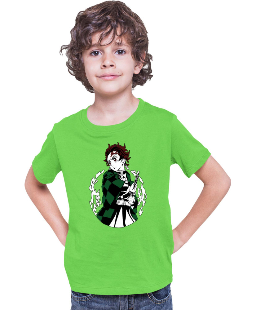 Детска Тениска Demon Slayer Kimetsu No Yaiba Tanjiro Water Form