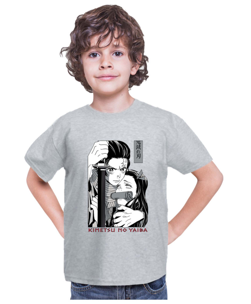 Детска Тениска Demon Slayer Kimetsu No Yaiba Brother And Sister