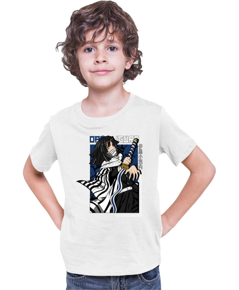 Детска Тениска Demon Slayer Kimetsu No Yaiba Tomioka Water Hashira