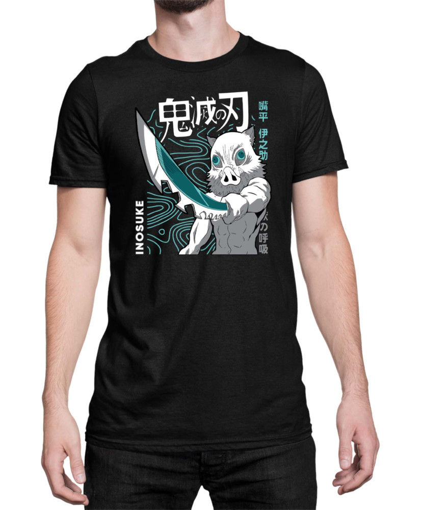 Мъжка Тениска Demon Slayer Kimetsu No Yaiba Warthog Hashibara