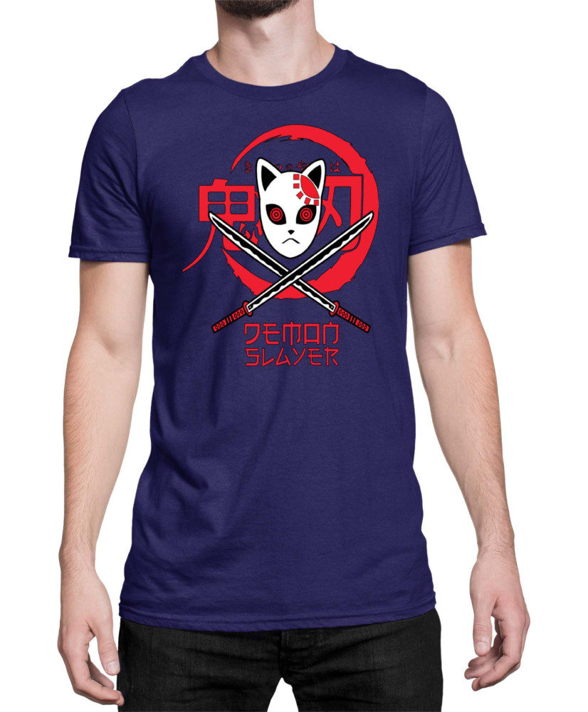 Мъжка Тениска Demon Slayer Kimetsu No Yaiba Tengu Mask Мъжка Тениска Demon Slayer Kimetsu No Yaiba Tengu Mask