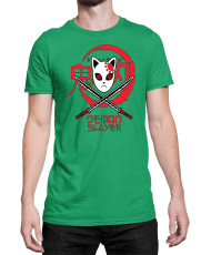 Мъжка Тениска Demon Slayer Kimetsu No Yaiba Tengu Mask