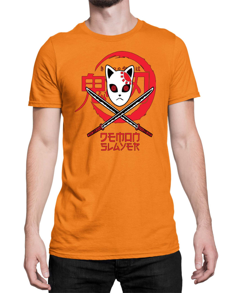 Мъжка Тениска Demon Slayer Kimetsu No Yaiba Tengu Mask Мъжка Тениска Demon Slayer Kimetsu No Yaiba Tengu Mask
