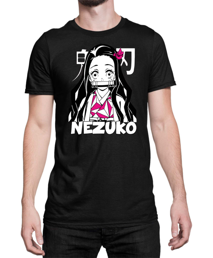 Мъжка Тениска Demon Slayer Kimetsu No Yaiba Nezuko Sister