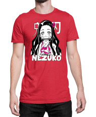 Мъжка Тениска Demon Slayer Kimetsu No Yaiba Nezuko Sister