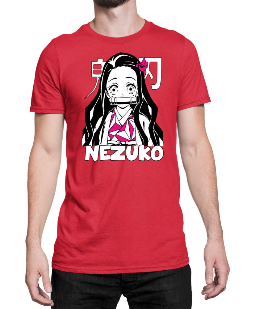 Мъжка Тениска Demon Slayer Kimetsu No Yaiba Nezuko Sister