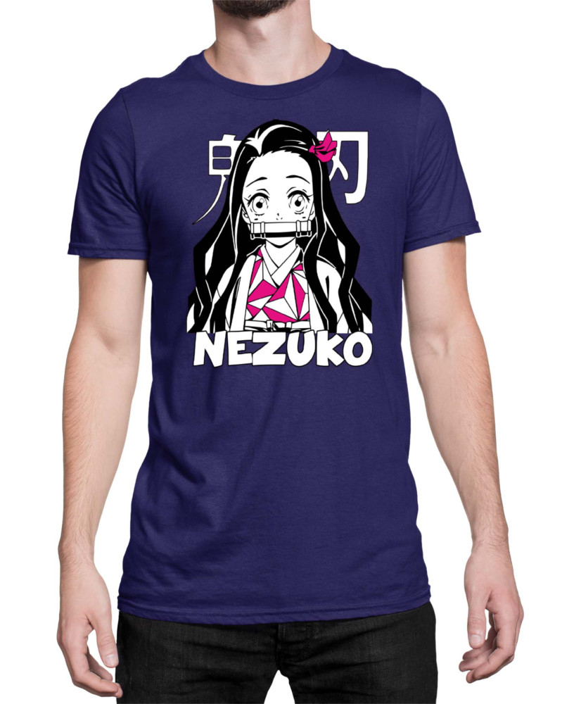 Мъжка Тениска Demon Slayer Kimetsu No Yaiba Nezuko Sister