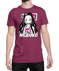 Мъжка Тениска Demon Slayer Kimetsu No Yaiba Nezuko Sister