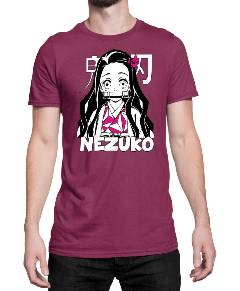 Мъжка Тениска Demon Slayer Kimetsu No Yaiba Nezuko Sister
