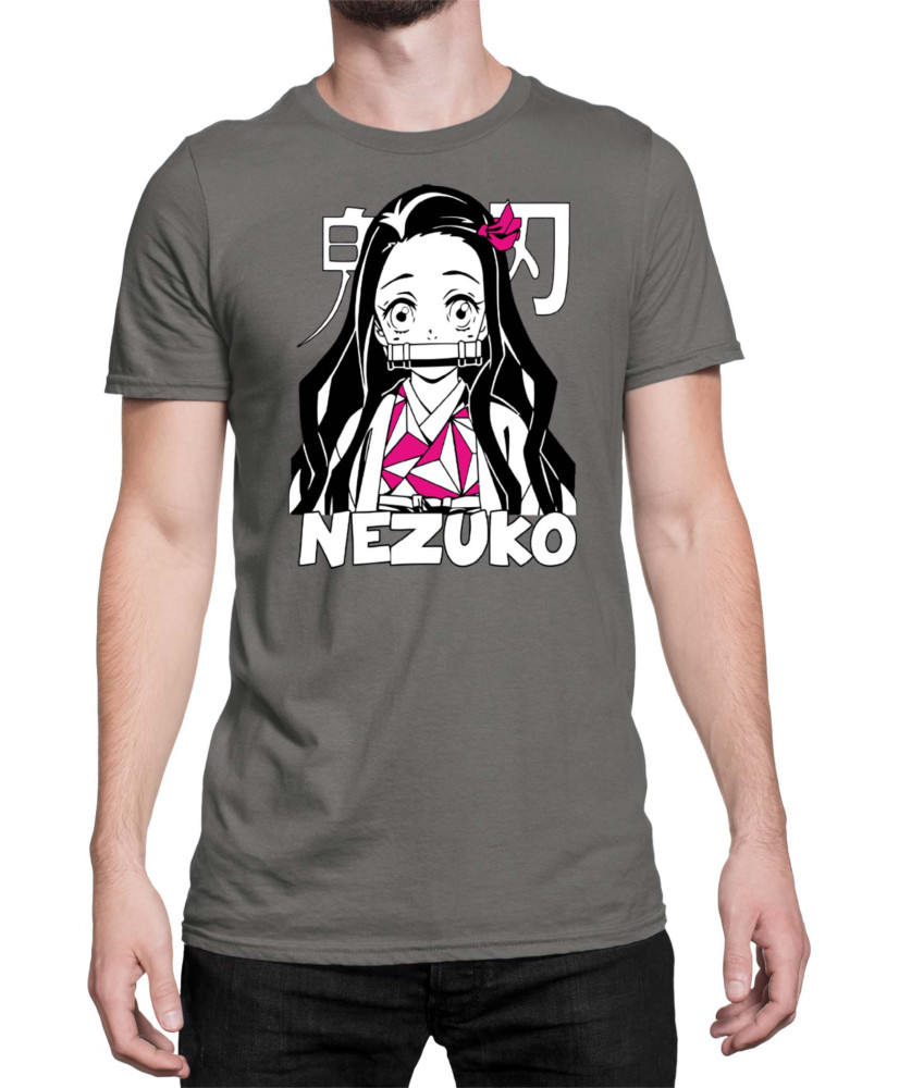 Мъжка Тениска Demon Slayer Kimetsu No Yaiba Nezuko Sister