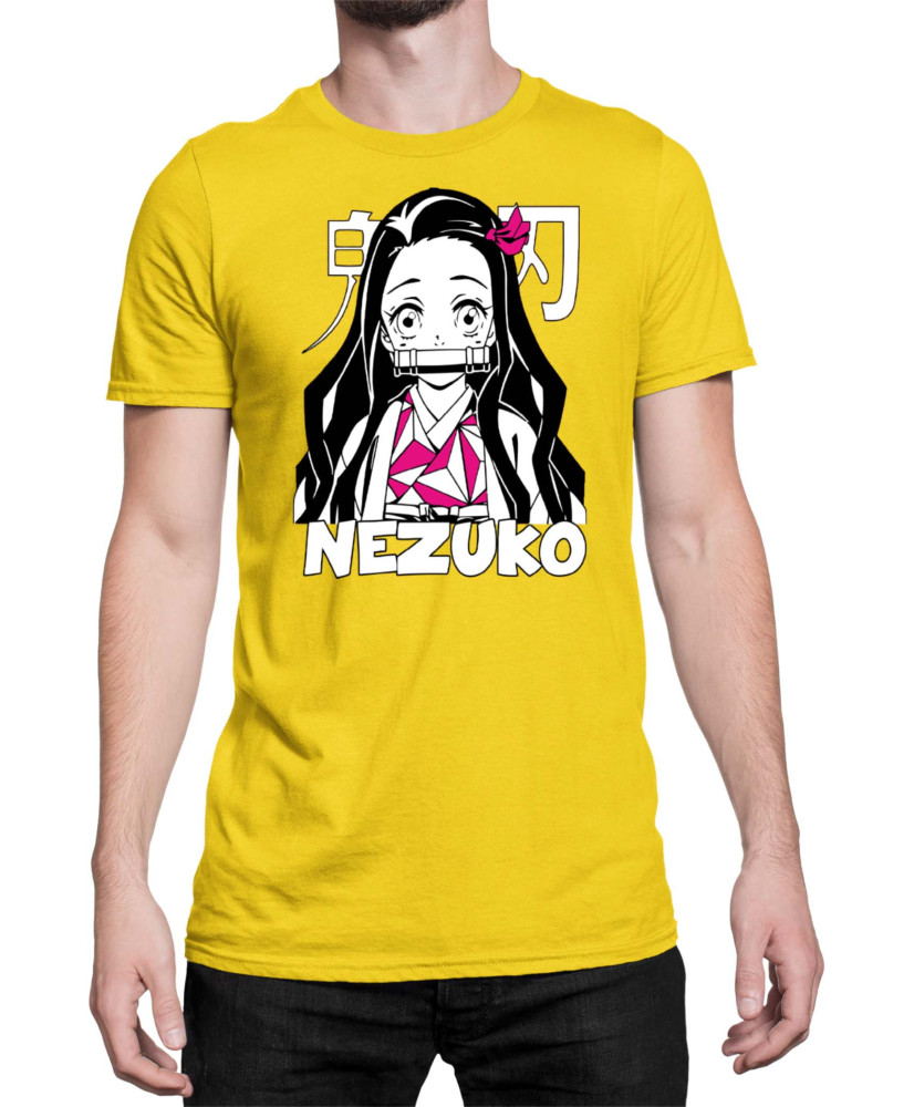 Мъжка Тениска Demon Slayer Kimetsu No Yaiba Nezuko Sister