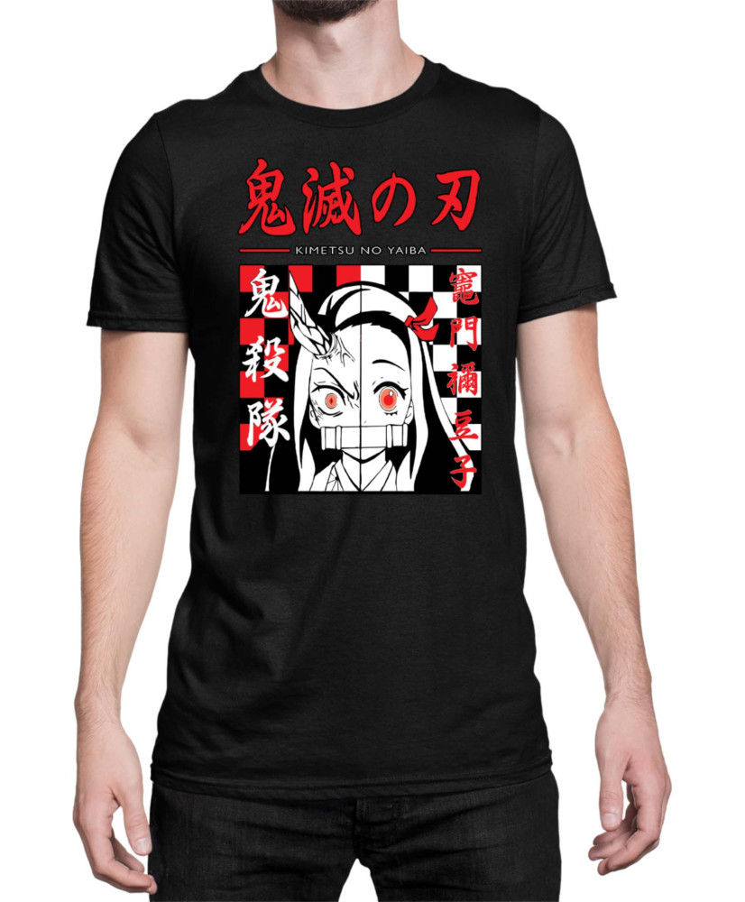 Мъжка Тениска Demon Slayer Kimetsu No Yaiba Nezuko Face