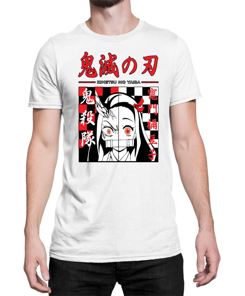 Мъжка Тениска Demon Slayer Kimetsu No Yaiba Nezuko Face