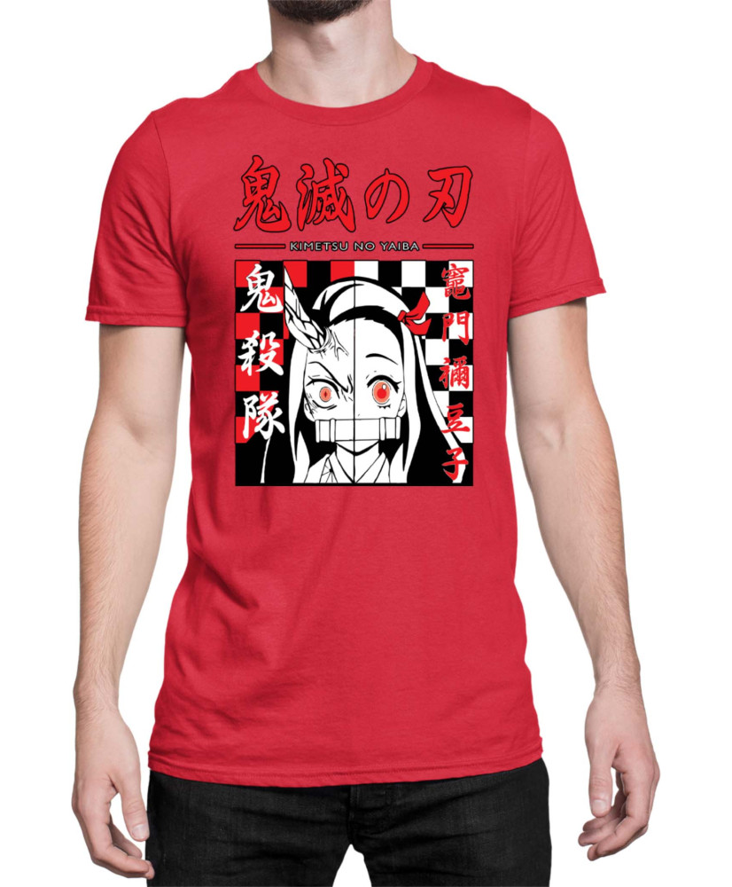 Мъжка Тениска Demon Slayer Kimetsu No Yaiba Nezuko Face