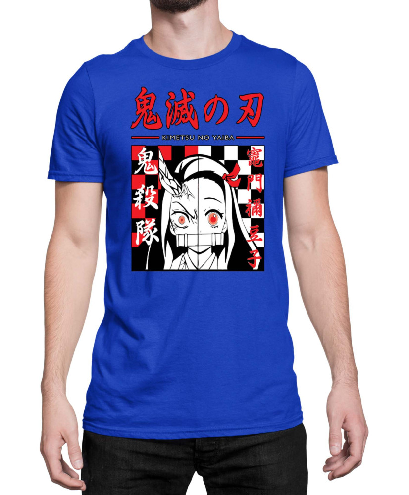 Мъжка Тениска Demon Slayer Kimetsu No Yaiba Nezuko Face
