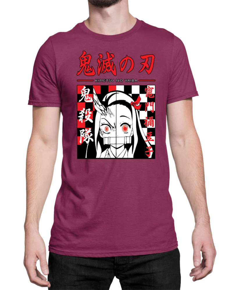 Мъжка Тениска Demon Slayer Kimetsu No Yaiba Nezuko Face