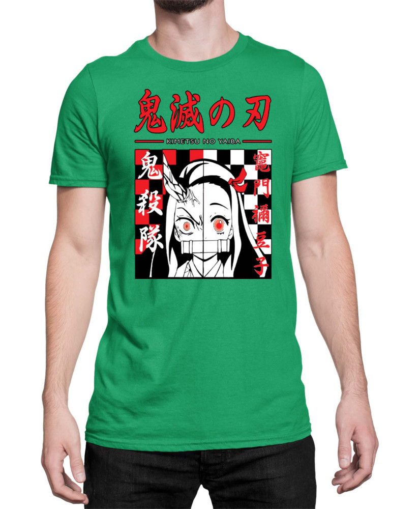 Мъжка Тениска Demon Slayer Kimetsu No Yaiba Nezuko Face