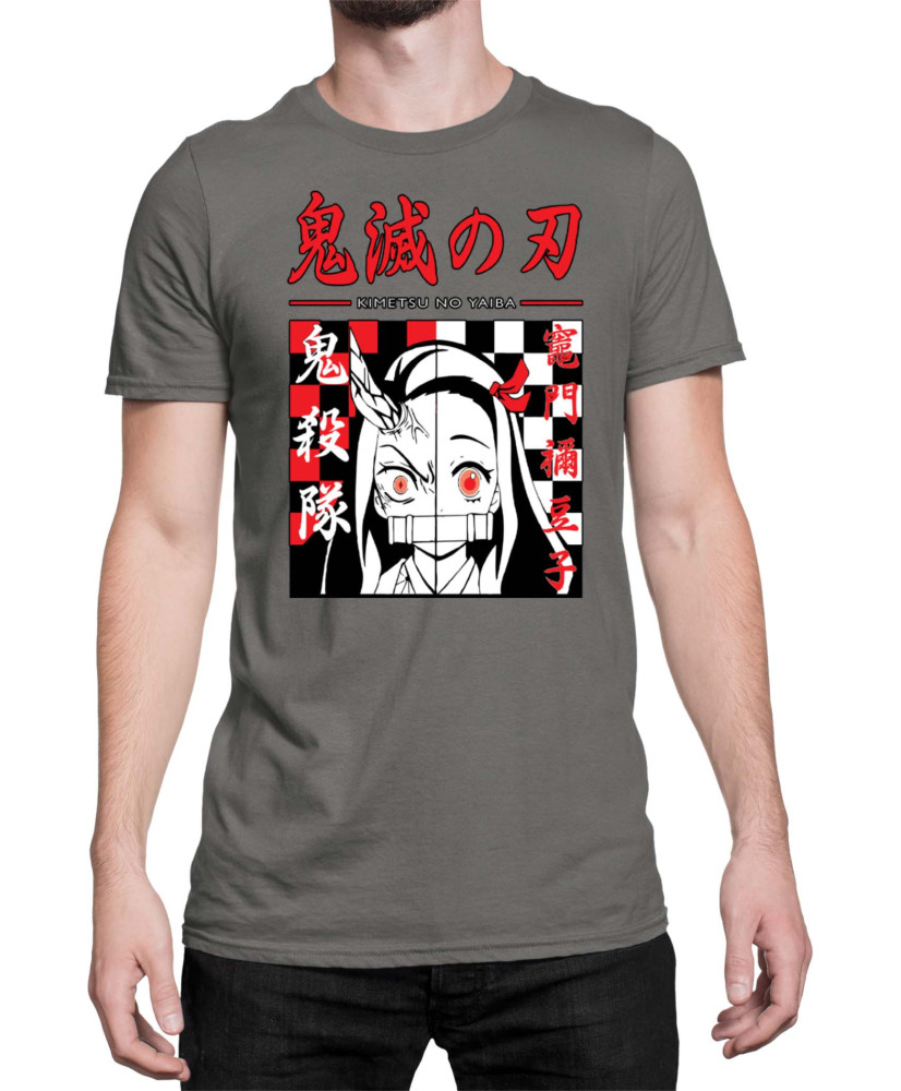 Мъжка Тениска Demon Slayer Kimetsu No Yaiba Nezuko Face