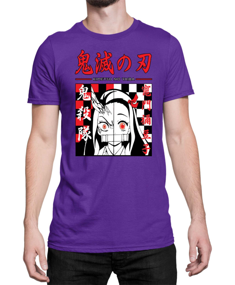 Мъжка Тениска Demon Slayer Kimetsu No Yaiba Nezuko Face