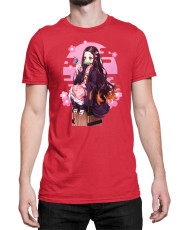 Мъжка Тениска Demon Slayer Kimetsu No Yaiba Demon Nezuko Sunshine
