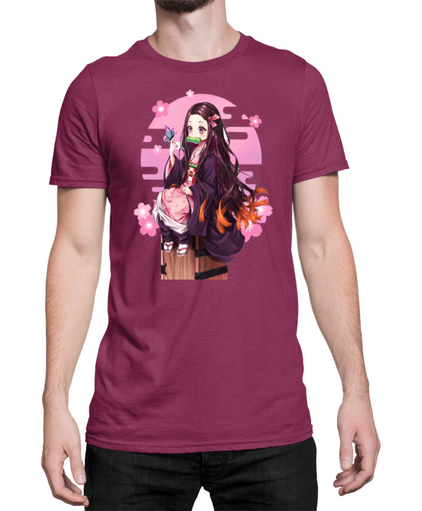 Мъжка Тениска Demon Slayer Kimetsu No Yaiba Demon Nezuko Sunshine