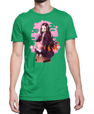Мъжка Тениска Demon Slayer Kimetsu No Yaiba Demon Nezuko Sunshine