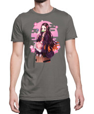 Мъжка Тениска Demon Slayer Kimetsu No Yaiba Demon Nezuko Sunshine