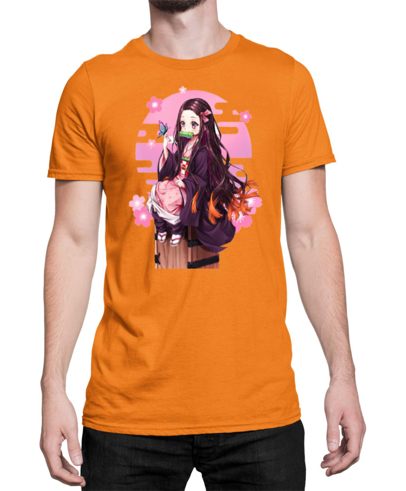 Мъжка Тениска Demon Slayer Kimetsu No Yaiba Demon Nezuko Sunshine