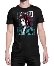 Мъжка Тениска Demon Slayer Kimetsu No Yaiba Tanjiro Brother