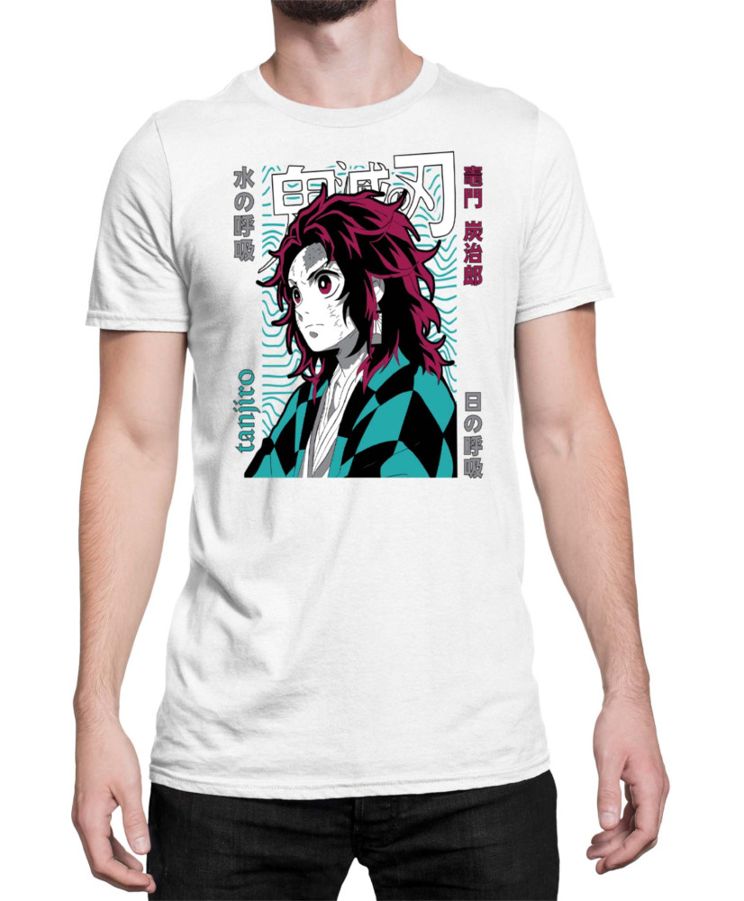 Мъжка Тениска Demon Slayer Kimetsu No Yaiba Tanjiro Brother
