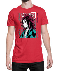 Мъжка Тениска Demon Slayer Kimetsu No Yaiba Tanjiro Brother