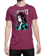 Мъжка Тениска Demon Slayer Kimetsu No Yaiba Tanjiro Brother