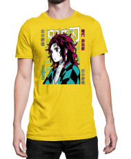 Мъжка Тениска Demon Slayer Kimetsu No Yaiba Tanjiro Brother