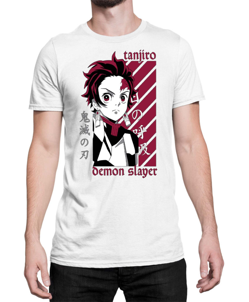 Мъжка Тениска Demon Slayer Kimetsu No Yaiba Kamado Training