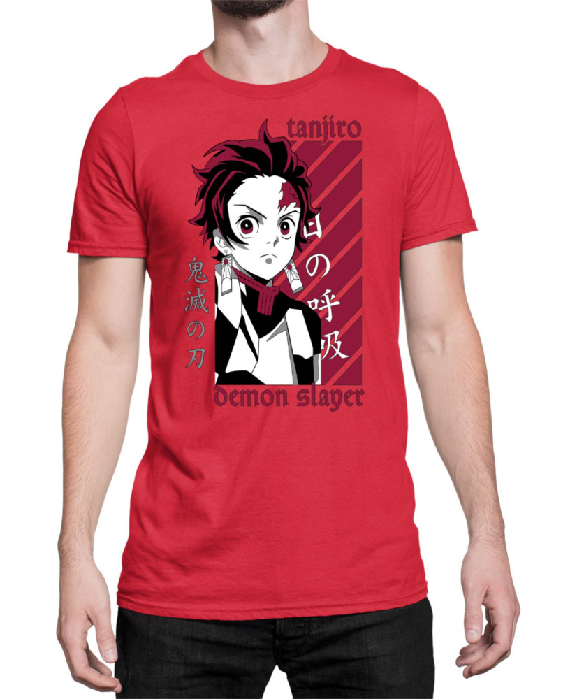 Мъжка Тениска Demon Slayer Kimetsu No Yaiba Kamado Training