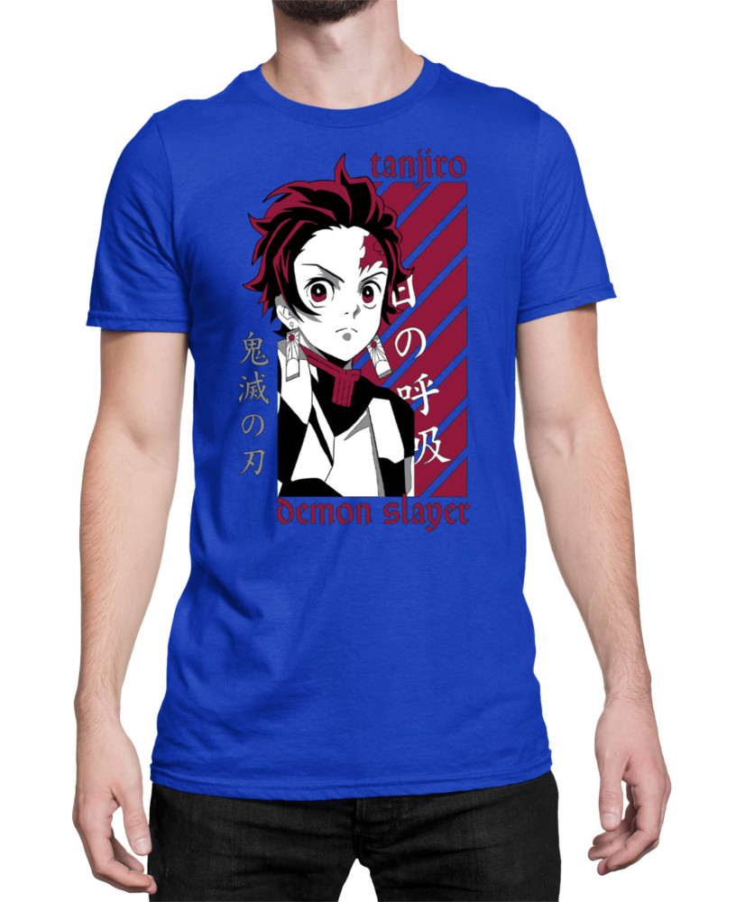 Мъжка Тениска Demon Slayer Kimetsu No Yaiba Kamado Training