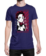 Мъжка Тениска Demon Slayer Kimetsu No Yaiba Kamado Training