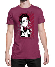 Мъжка Тениска Demon Slayer Kimetsu No Yaiba Kamado Training