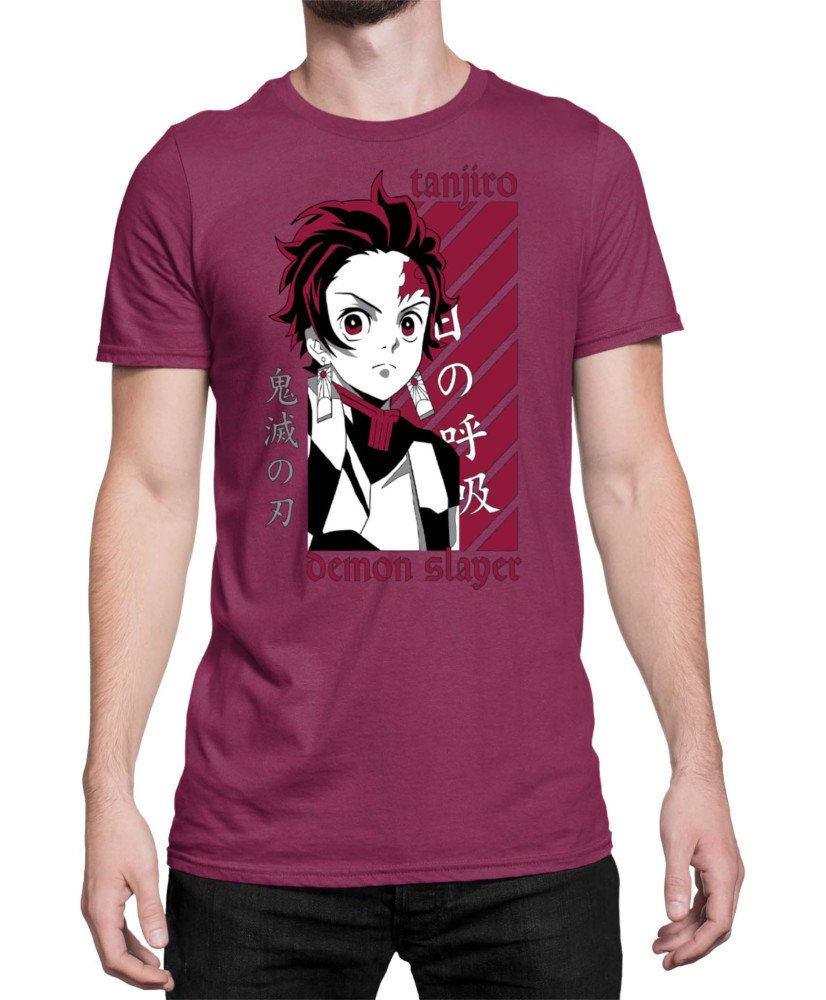 Мъжка Тениска Demon Slayer Kimetsu No Yaiba Kamado Training