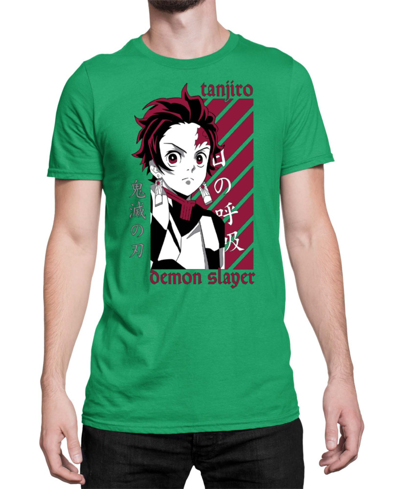 Мъжка Тениска Demon Slayer Kimetsu No Yaiba Kamado Training