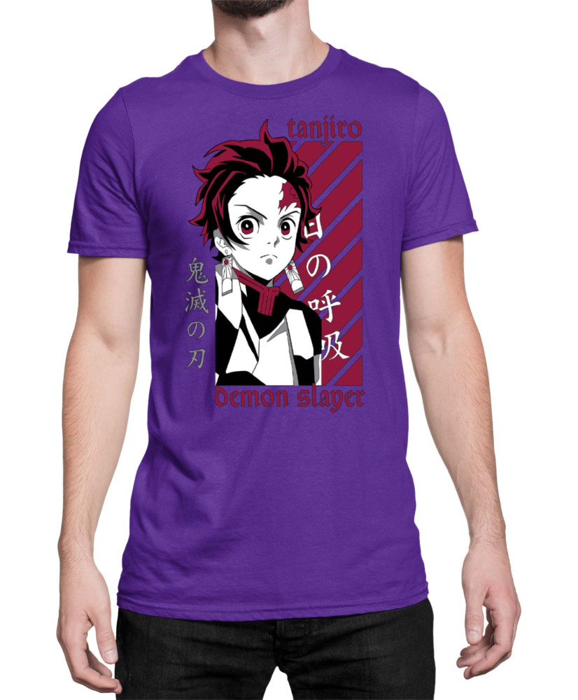 Мъжка Тениска Demon Slayer Kimetsu No Yaiba Kamado Training
