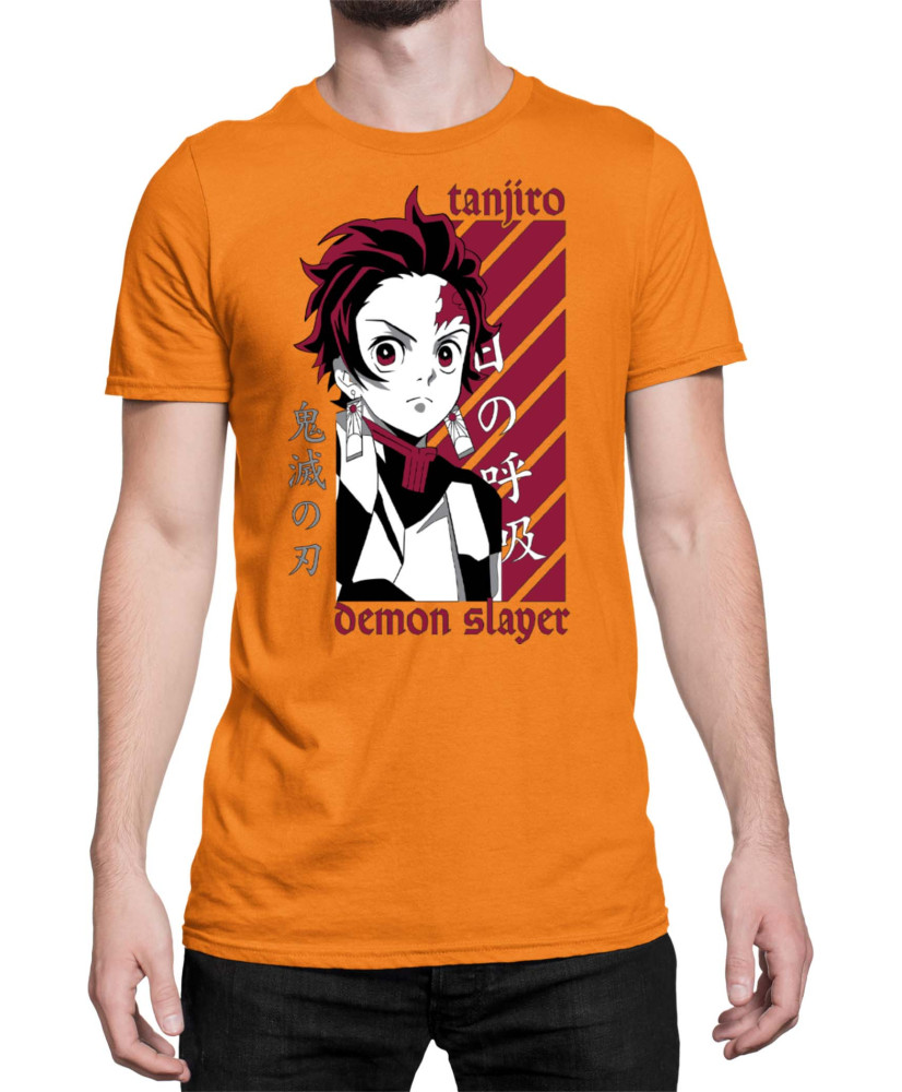 Мъжка Тениска Demon Slayer Kimetsu No Yaiba Kamado Training