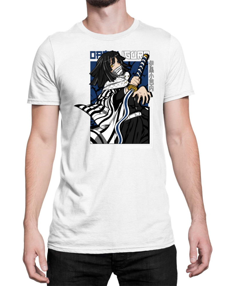 Мъжка Тениска Demon Slayer Kimetsu No Yaiba Tomioka Water Hashira