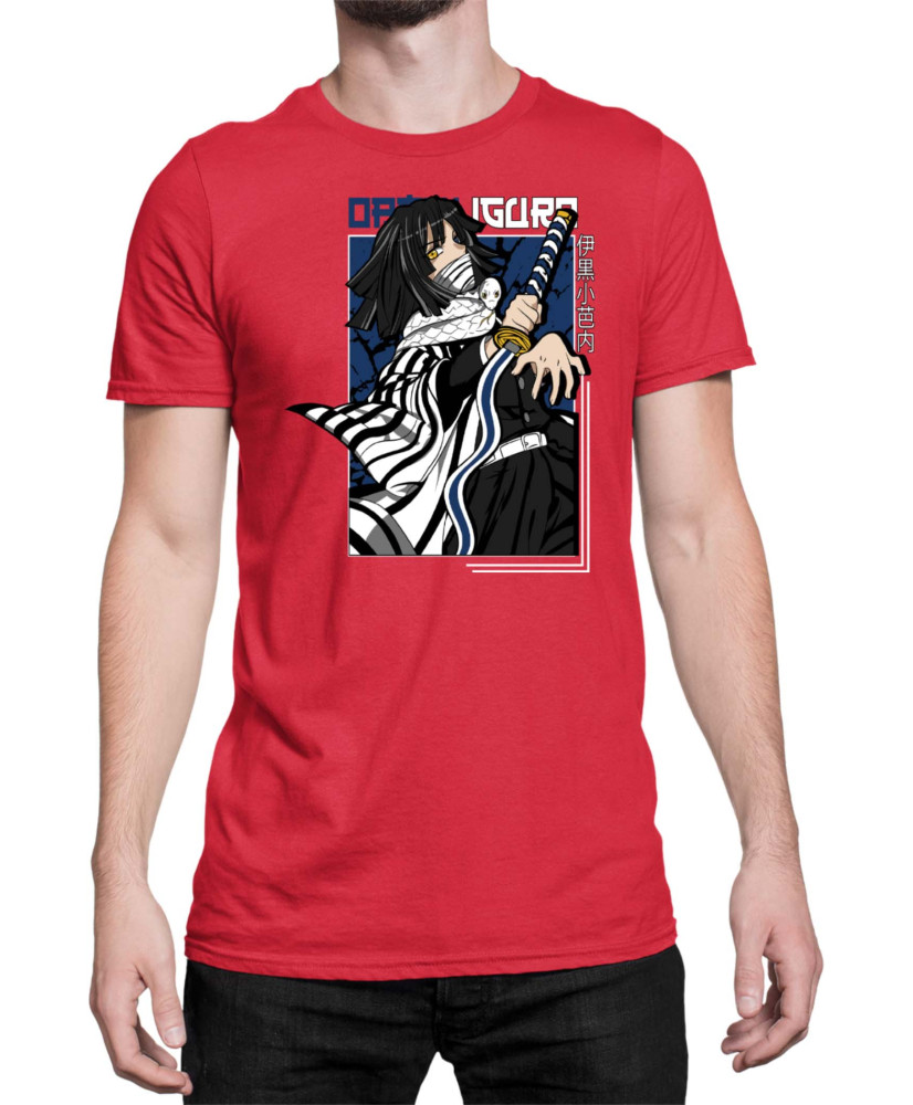 Мъжка Тениска Demon Slayer Kimetsu No Yaiba Tomioka Water Hashira
