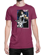 Мъжка Тениска Demon Slayer Kimetsu No Yaiba Tomioka Water Hashira